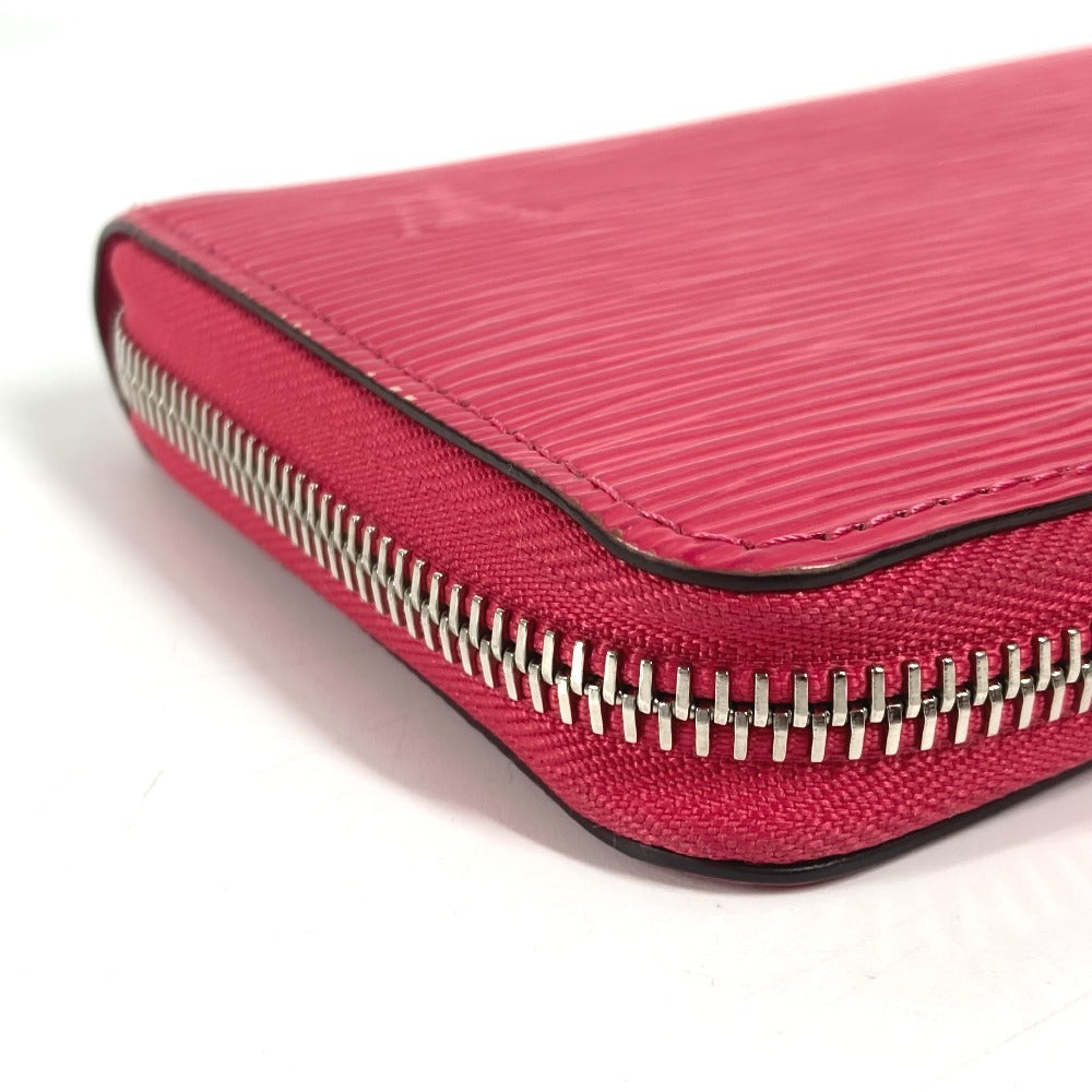 LOUIS VUITTON Long Wallet Purse M62580 Epi Leather pink Epi Zippy wallet Women Used Authentic