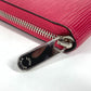 LOUIS VUITTON Long Wallet Purse M62580 Epi Leather pink Epi Zippy wallet Women Used Authentic