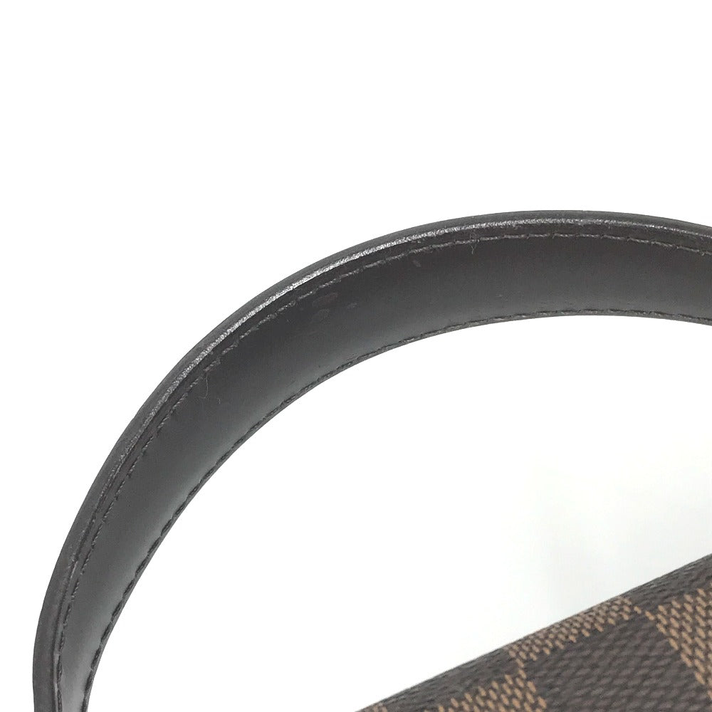LOUIS VUITTON Handbag N41168 Damier canvas Brown Damier Bergamo MM Women Used Authentic
