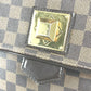 LOUIS VUITTON Handbag N41168 Damier canvas Brown Damier Bergamo MM Women Used Authentic