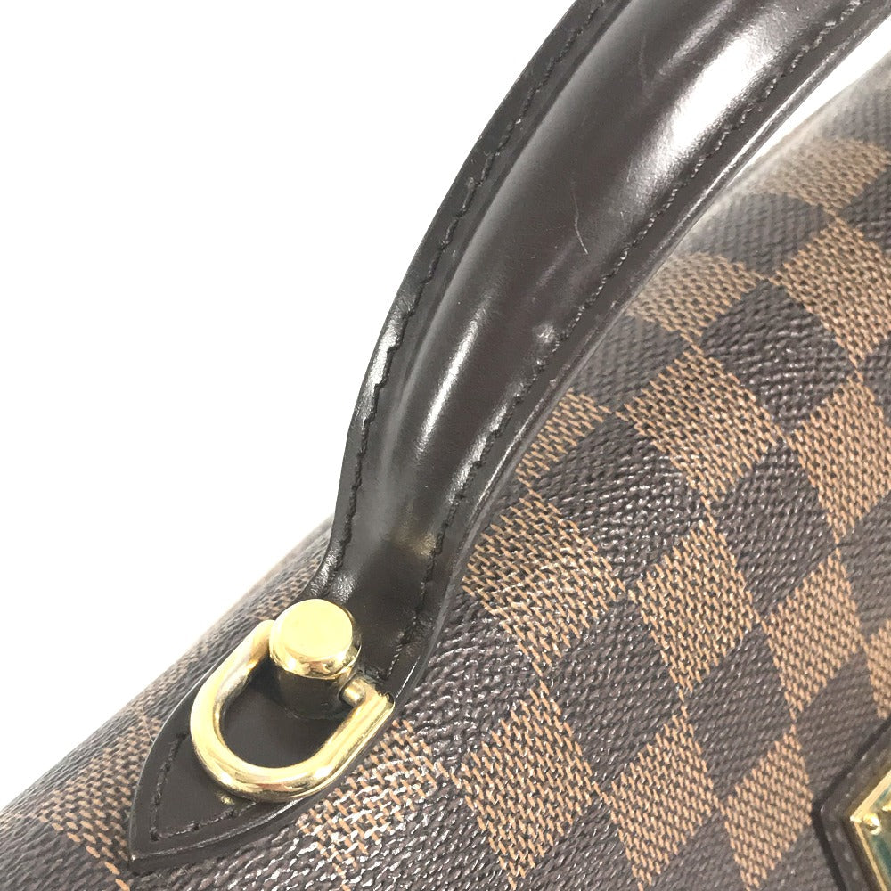 LOUIS VUITTON Handbag N41168 Damier canvas Brown Damier Bergamo MM Women Used Authentic