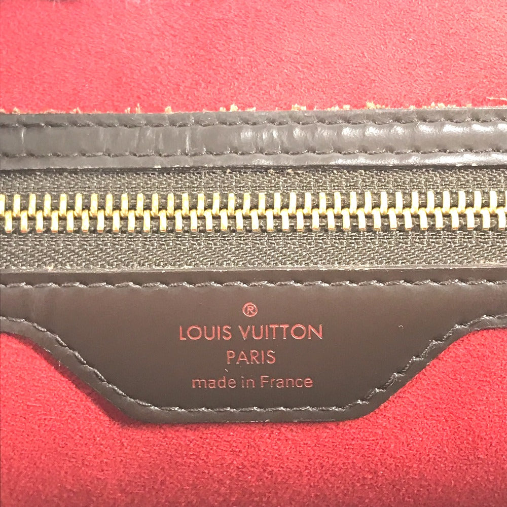 LOUIS VUITTON Handbag N41168 Damier canvas Brown Damier Bergamo MM Women Used Authentic