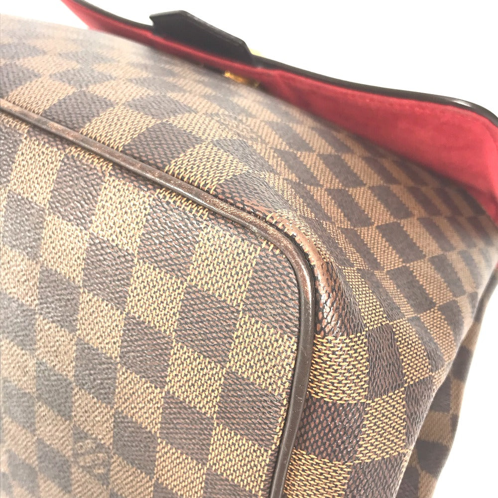 LOUIS VUITTON Handbag N41168 Damier canvas Brown Damier Bergamo MM Women Used Authentic