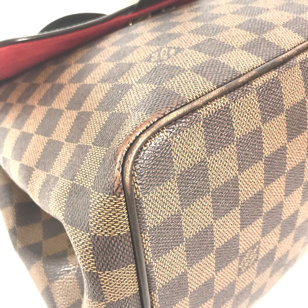 LOUIS VUITTON Handbag N41168 Damier canvas Brown Damier Bergamo MM Women Used Authentic