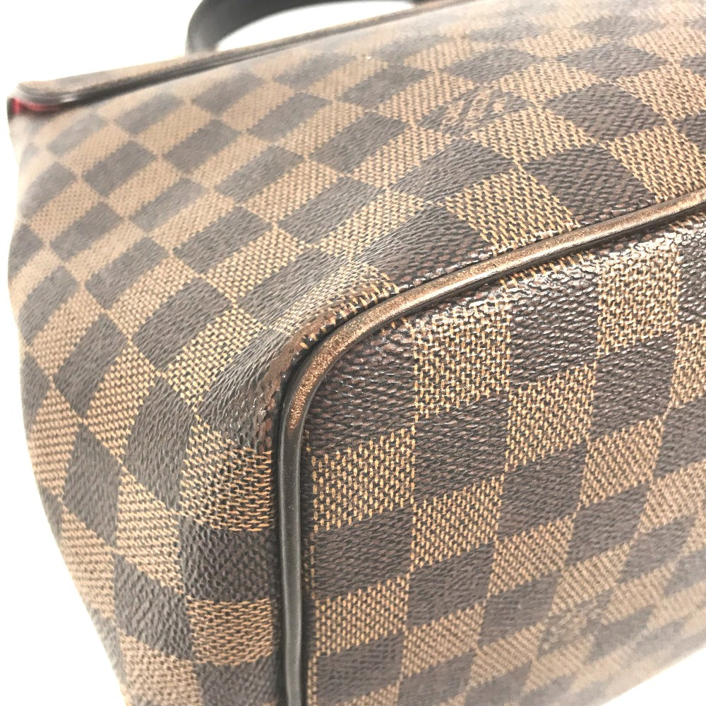 LOUIS VUITTON Handbag N41168 Damier canvas Brown Damier Bergamo MM Women Used Authentic