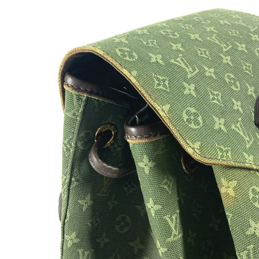 LOUIS VUITTON Backpack M92456 Monogram mini canvas khaki Monogram mini Montsouris GM unisex(Unisex) Used Authentic