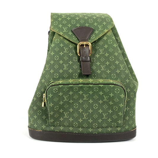 LOUIS VUITTON Backpack M92456 Monogram mini canvas khaki Monogram mini Montsouris GM unisex(Unisex) Used Authentic