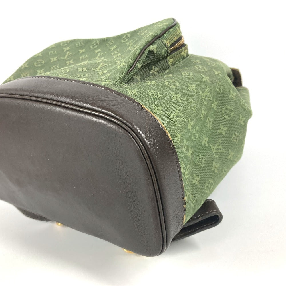 LOUIS VUITTON Backpack M92456 Monogram mini canvas khaki Monogram mini Montsouris GM unisex(Unisex) Used Authentic