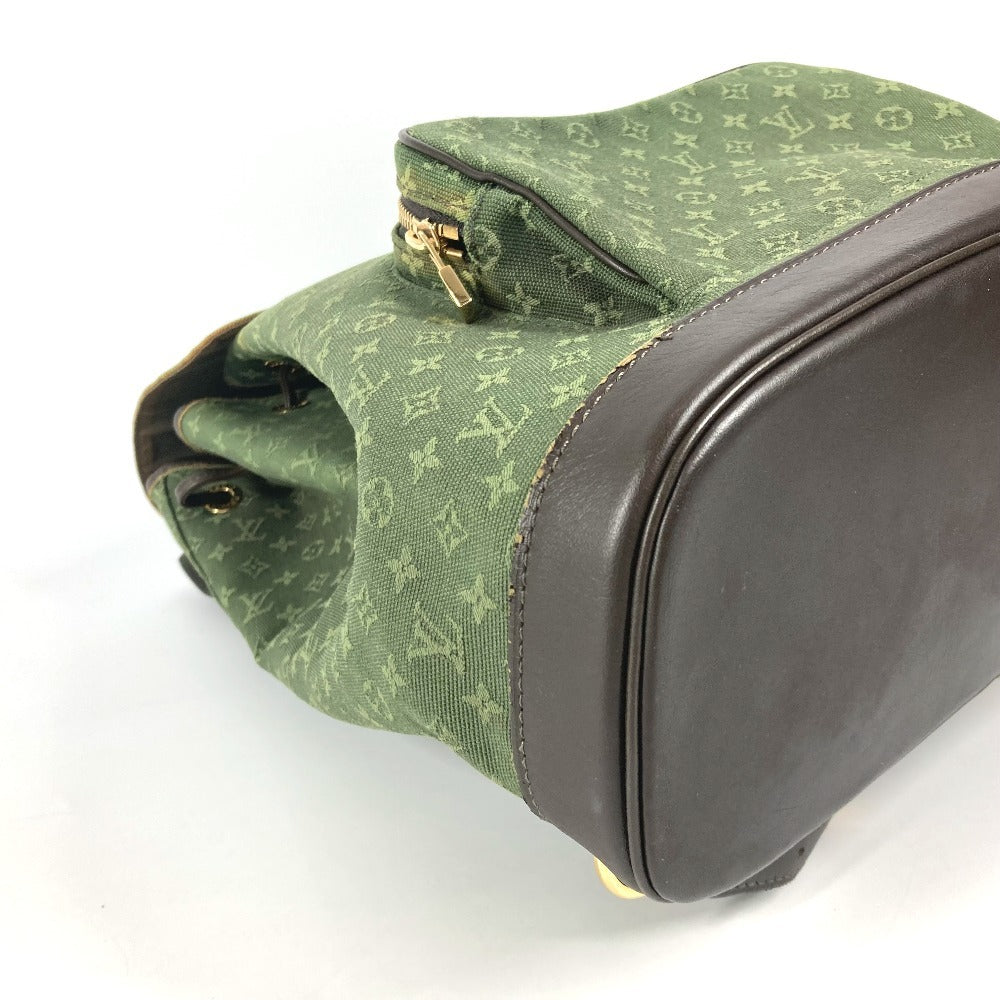 LOUIS VUITTON Backpack M92456 Monogram mini canvas khaki Monogram mini Montsouris GM unisex(Unisex) Used Authentic