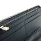 LOUIS VUITTON Long Wallet Purse M30731 Taiga Leather black Taiga Trio Color Zippy Wallet Vertical unisex(Unisex) Used Authentic