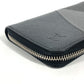LOUIS VUITTON Long Wallet Purse M30731 Taiga Leather black Taiga Trio Color Zippy Wallet Vertical unisex(Unisex) Used Authentic