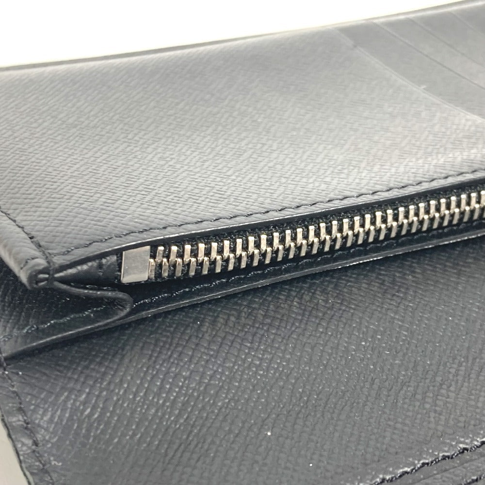 LOUIS VUITTON Long Wallet Purse M30501 Taiga Leather black Taiga Portefeuille Blaza unisex(Unisex) Used Authentic