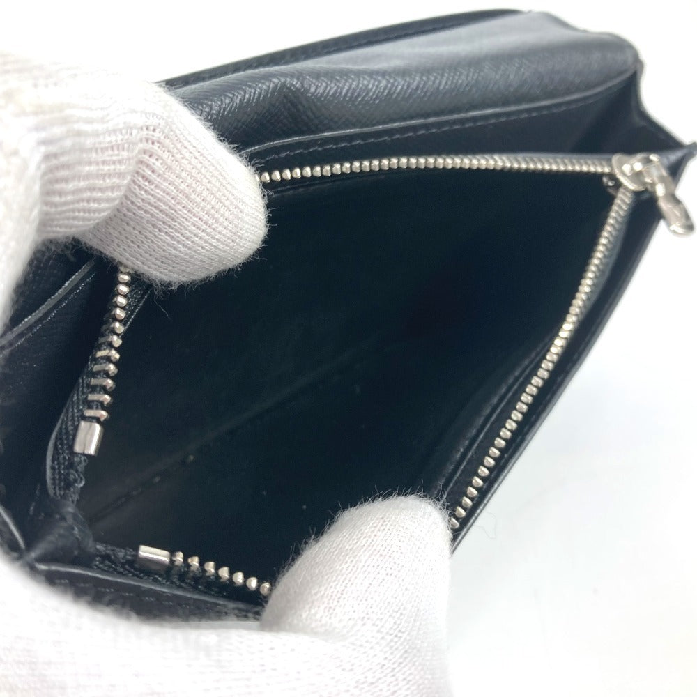 LOUIS VUITTON Long Wallet Purse M30501 Taiga Leather black Taiga Portefeuille Blaza unisex(Unisex) Used Authentic
