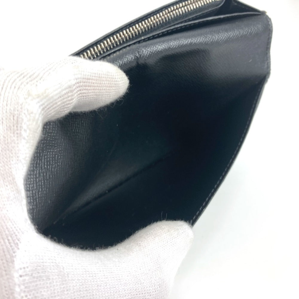 LOUIS VUITTON Long Wallet Purse M30501 Taiga Leather black Taiga Portefeuille Blaza unisex(Unisex) Used Authentic