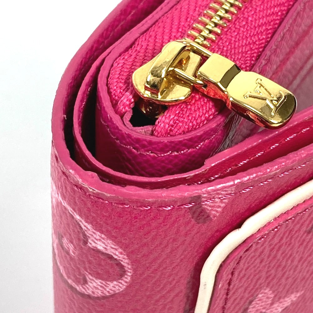 LOUIS VUITTON Folded wallet M81472 Monogram canvas pink Monogram Fall for You Portefeuille Lou Women Used Authentic
