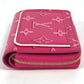 LOUIS VUITTON Folded wallet M81472 Monogram canvas pink Monogram Fall for You Portefeuille Lou Women Used Authentic