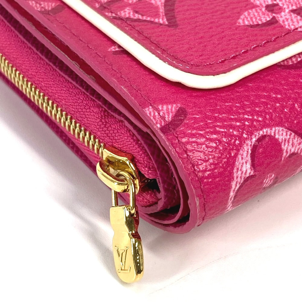 LOUIS VUITTON Folded wallet M81472 Monogram canvas pink Monogram Fall for You Portefeuille Lou Women Used Authentic