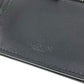 VALENTINO Folded wallet leather black VLTN logo neck wallet Women Used Authentic