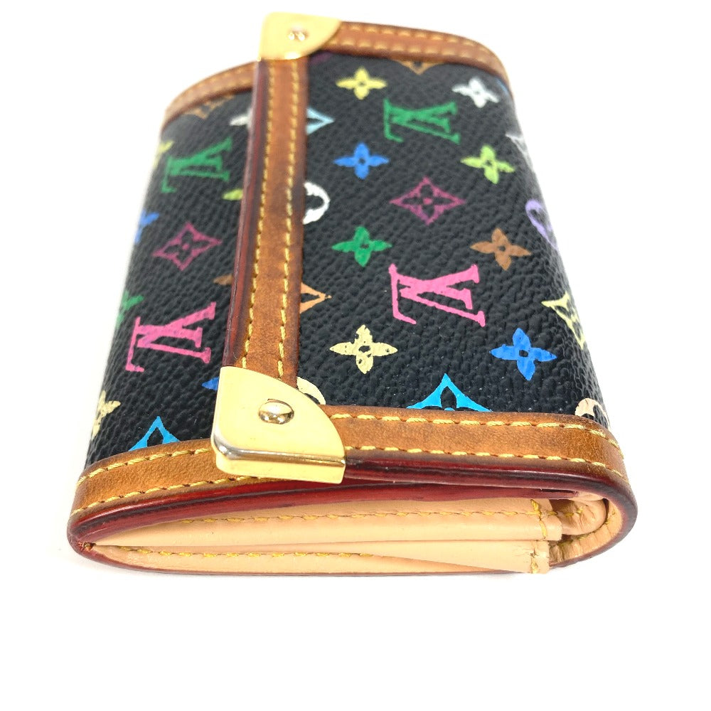 LOUIS VUITTON Coin case M92656 Monogram multicolor canvas Multi Monogram multicolor Portonet plat Women Used Authentic