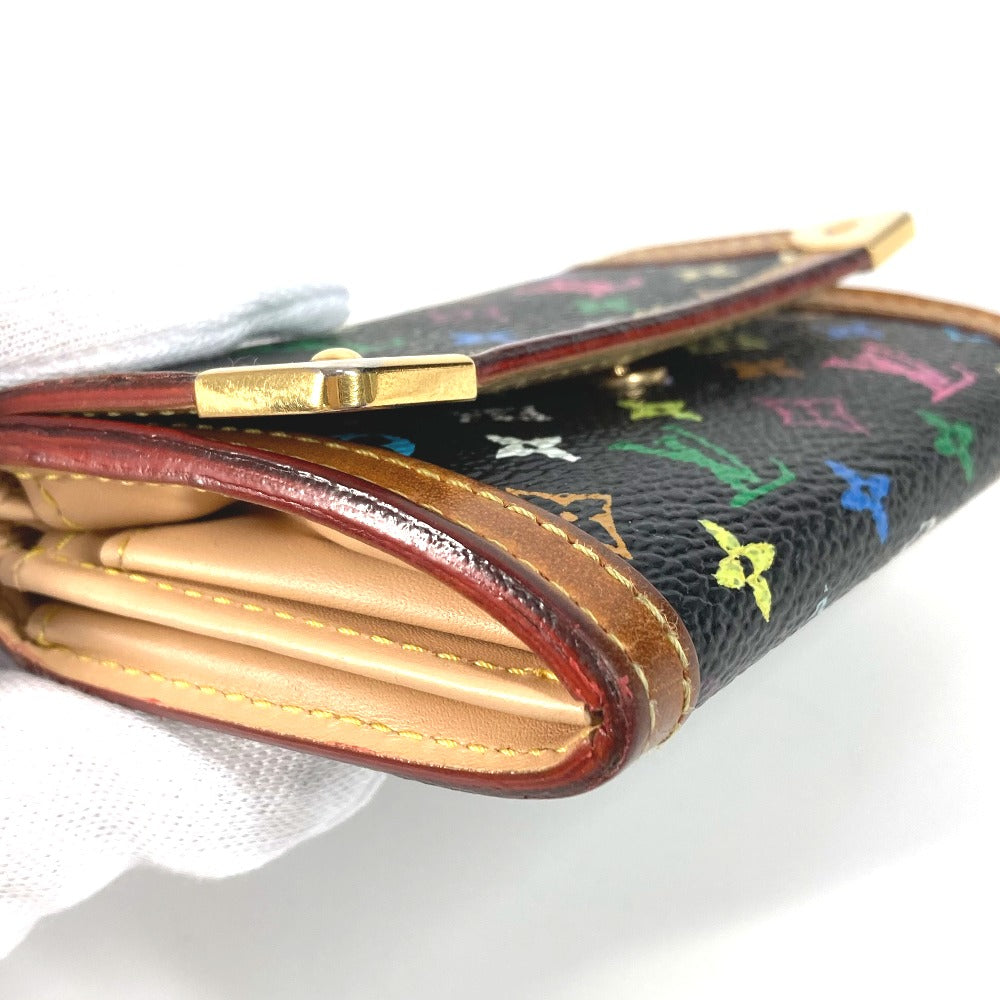 LOUIS VUITTON Coin case M92656 Monogram multicolor canvas Multi Monogram multicolor Portonet plat Women Used Authentic