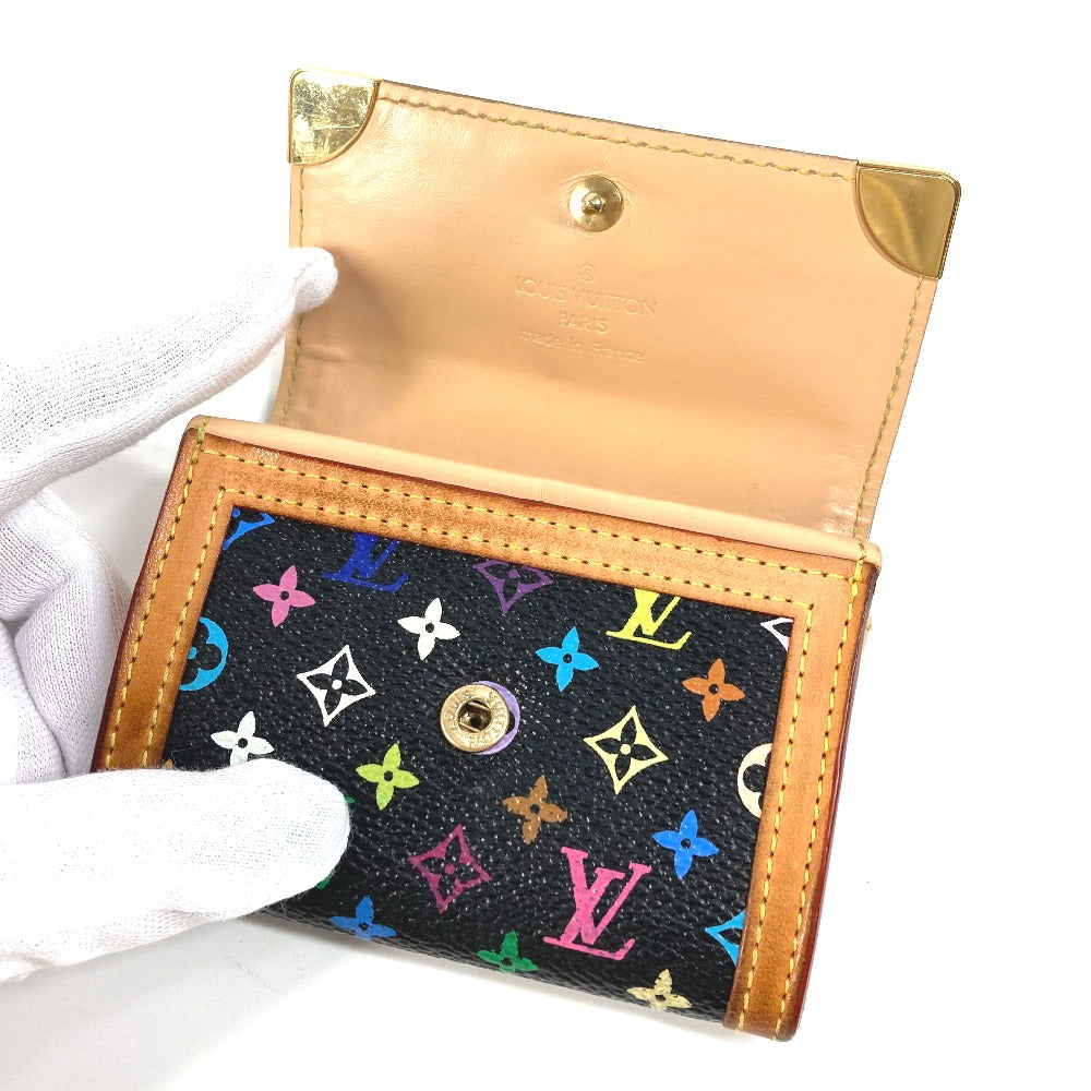 LOUIS VUITTON Coin case M92656 Monogram multicolor canvas Multi Monogram multicolor Portonet plat Women Used Authentic