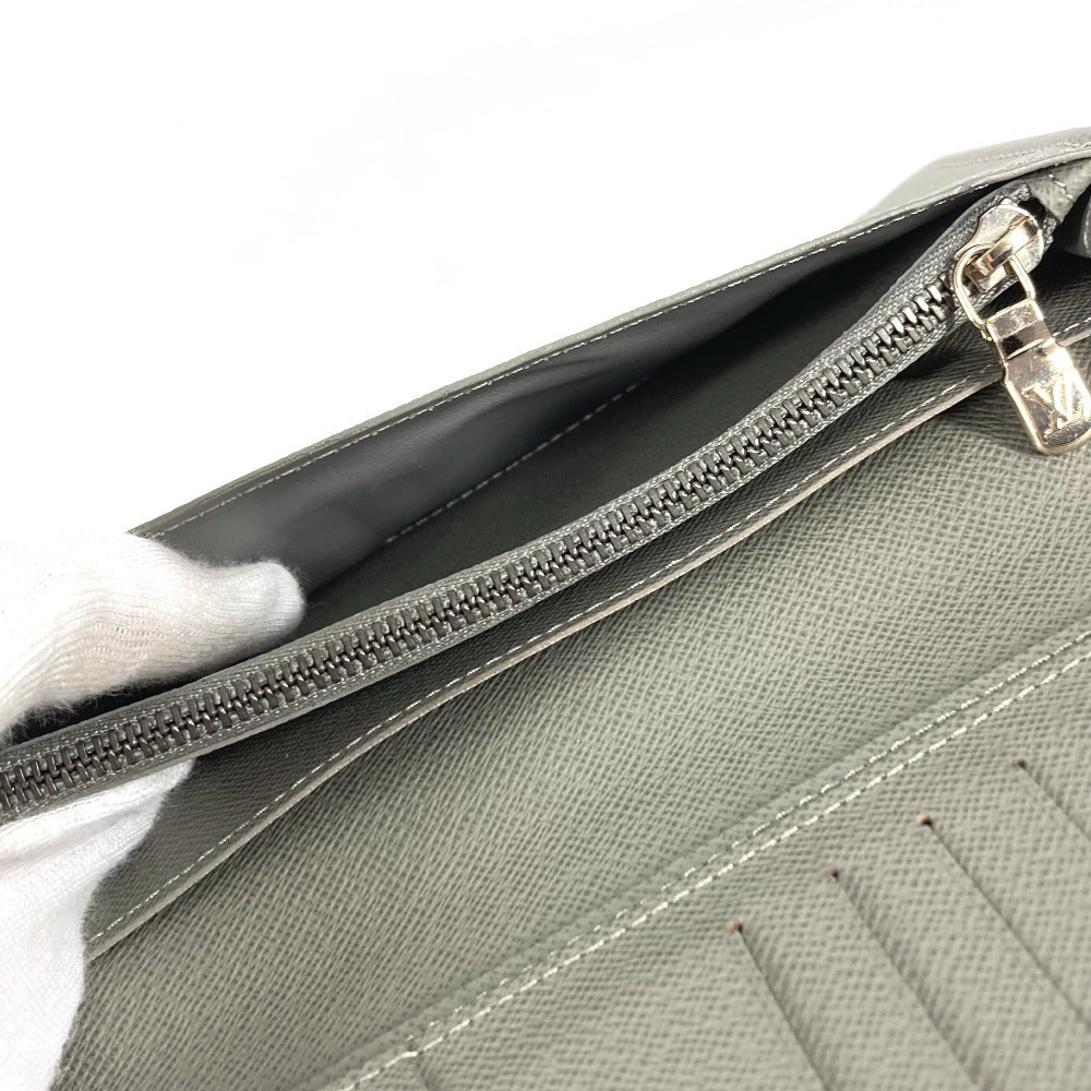 LOUIS VUITTON Long Wallet Purse M63236 Canvas, Monogram Titanium Canvas gray Monogram titanium Portefeuille Braza unisex(Unisex) Used Authentic