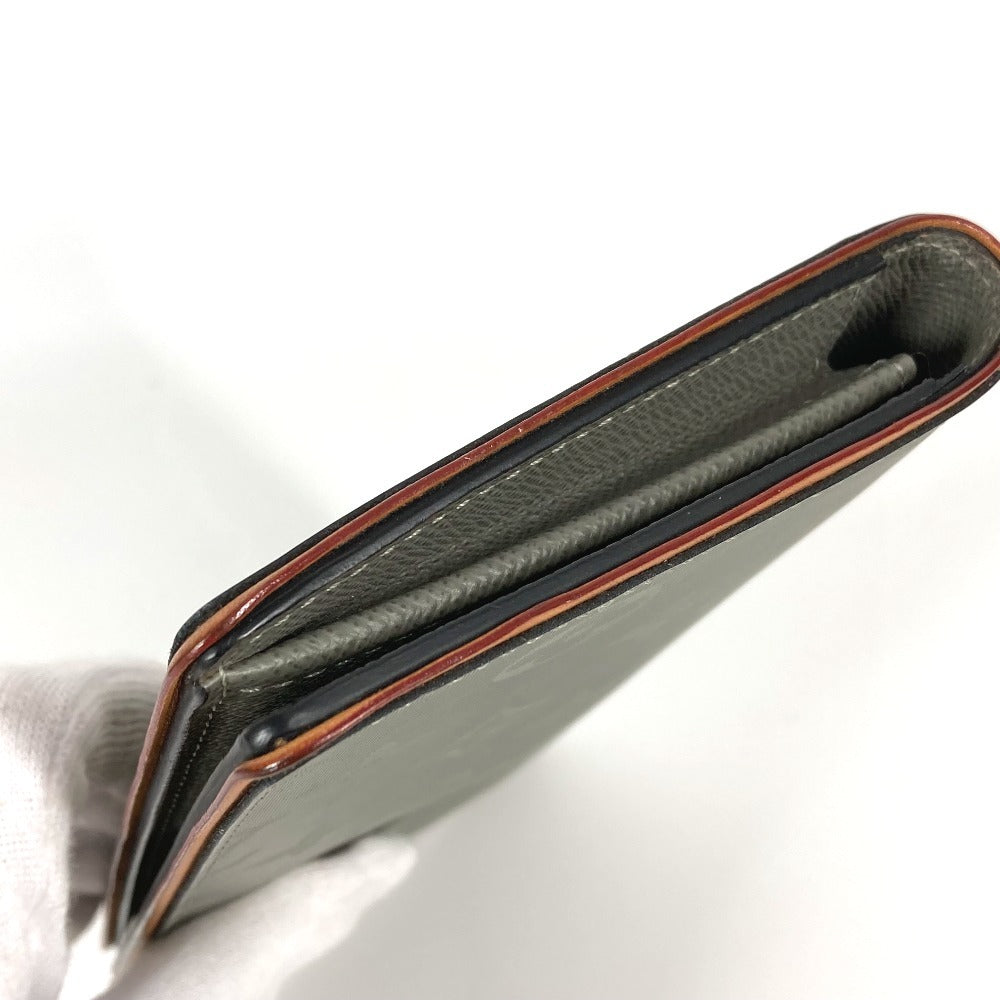 LOUIS VUITTON Long Wallet Purse M63236 Canvas, Monogram Titanium Canvas gray Monogram titanium Portefeuille Braza unisex(Unisex) Used Authentic