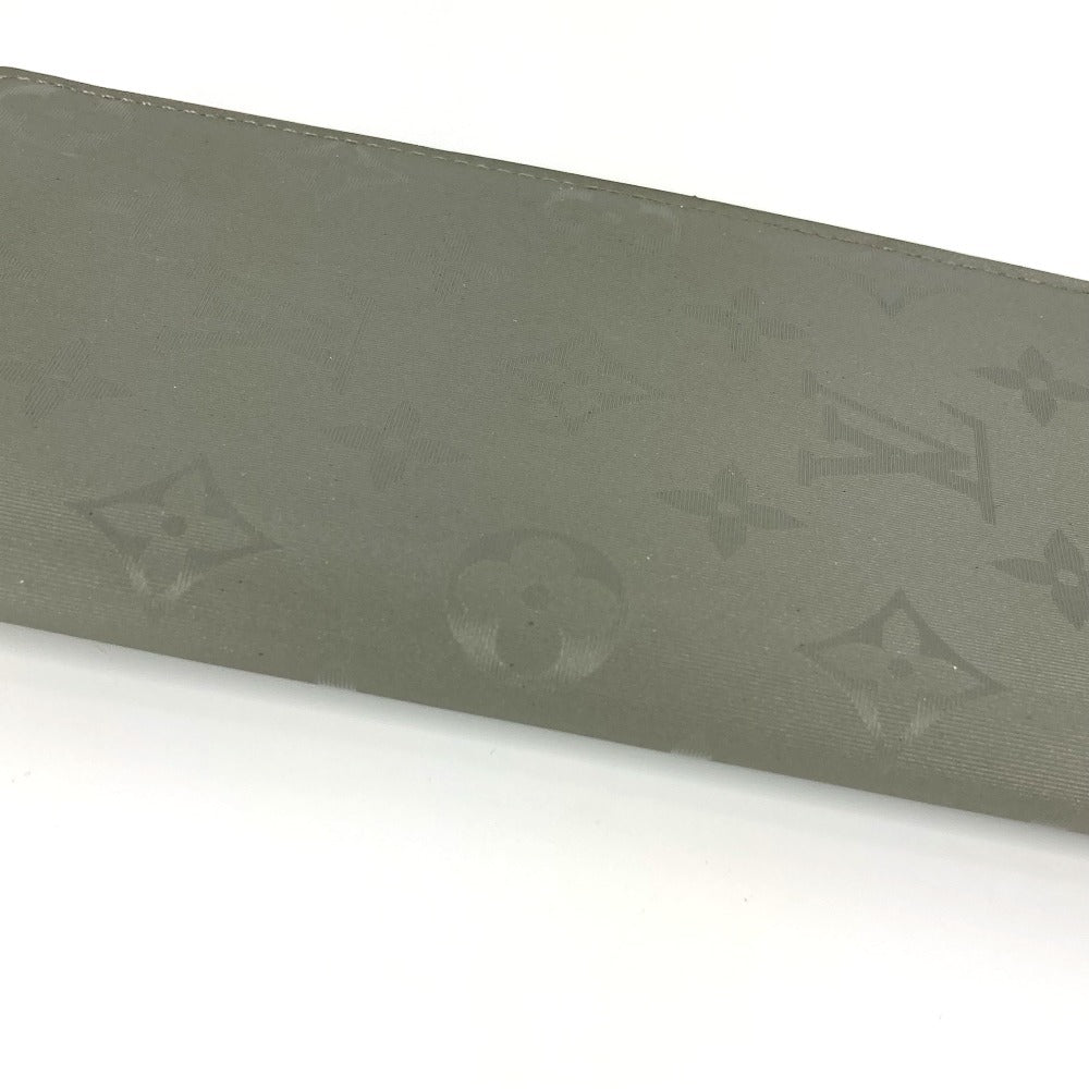LOUIS VUITTON Long Wallet Purse M63236 Canvas, Monogram Titanium Canvas gray Monogram titanium Portefeuille Braza unisex(Unisex) Used Authentic