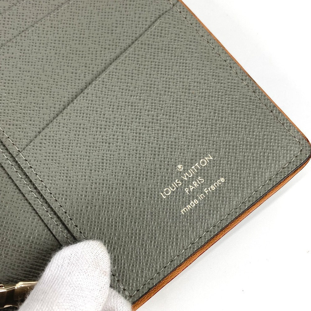 LOUIS VUITTON Long Wallet Purse M63236 Canvas, Monogram Titanium Canvas gray Monogram titanium Portefeuille Braza unisex(Unisex) Used Authentic