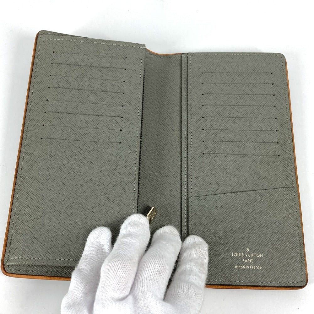 LOUIS VUITTON Long Wallet Purse M63236 Canvas, Monogram Titanium Canvas gray Monogram titanium Portefeuille Braza unisex(Unisex) Used Authentic