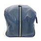 PRADA Clutch bag saffiano leather Navy Triangle logo plate unisex(Unisex) Used Authentic