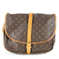 LOUIS VUITTON Shoulder Bag M42254 Monogram canvas Brown Monogram Samuel 35 unisex(Unisex) Used Authentic