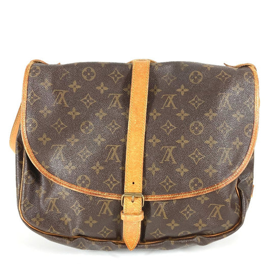 LOUIS VUITTON Shoulder Bag M42254 Monogram canvas Brown Monogram Samuel 35 unisex(Unisex) Used Authentic
