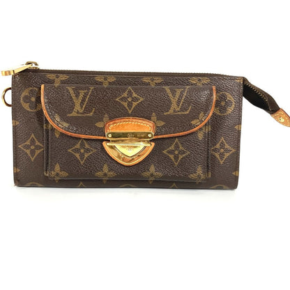 LOUIS VUITTON Long Wallet Purse M61781 Monogram canvas Brown Monogram Portefeiulle Astrid unisex(Unisex) Used Authentic