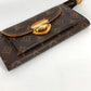 LOUIS VUITTON Long Wallet Purse M61781 Monogram canvas Brown Monogram Portefeiulle Astrid unisex(Unisex) Used Authentic