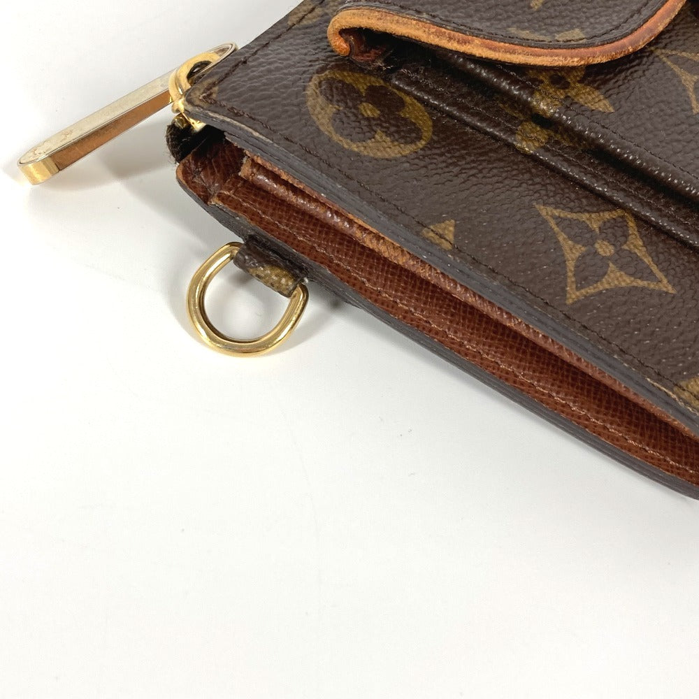LOUIS VUITTON Long Wallet Purse M61781 Monogram canvas Brown Monogram Portefeiulle Astrid unisex(Unisex) Used Authentic