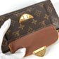 LOUIS VUITTON Long Wallet Purse M61781 Monogram canvas Brown Monogram Portefeiulle Astrid unisex(Unisex) Used Authentic