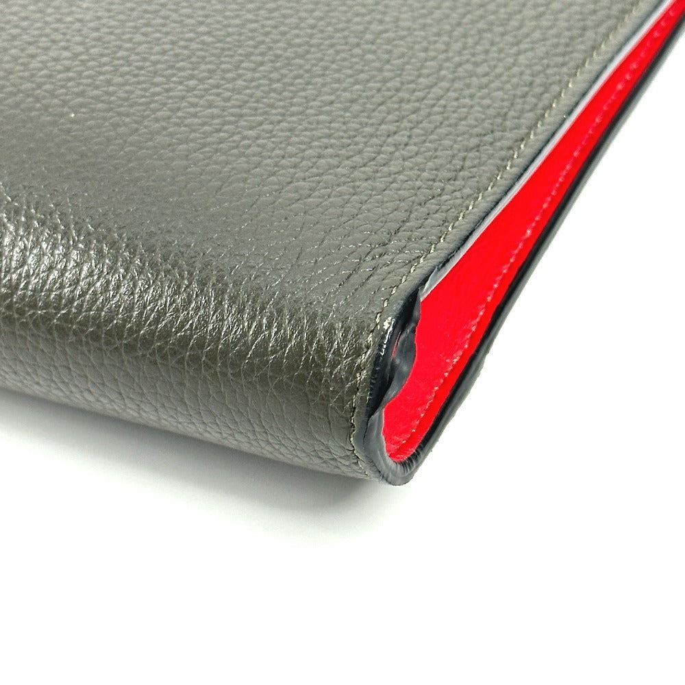 Christian Louboutin Shoulder Bag leather khaki logo