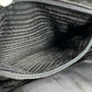 PRADA Handbag Nylon black Triangle logo plate Plat Stick handle unisex(Unisex) Used Authentic