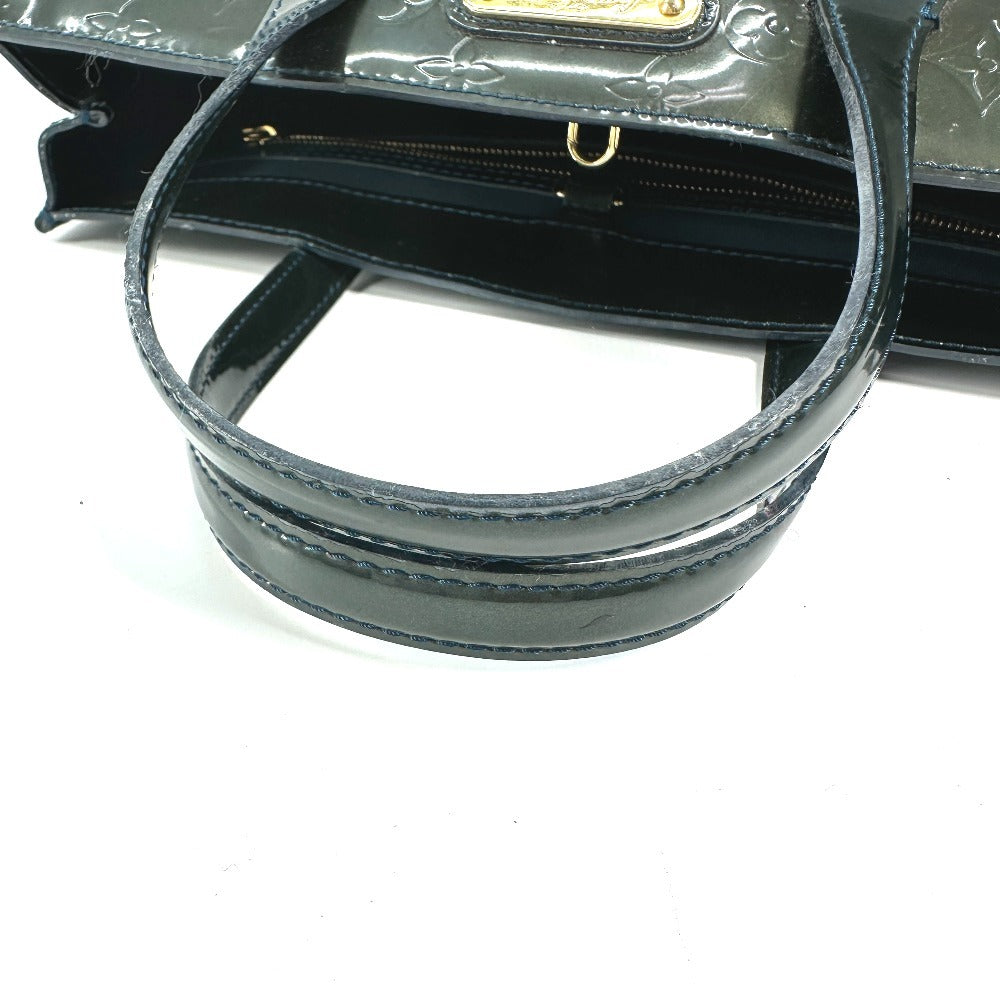 LOUIS VUITTON Handbag M93684 Monogram Vernis green Monogram Vernis Wilsher PM Women Used Authentic
