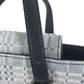 BURBERRY Handbag Leather / canvas Navy