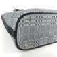 BURBERRY Handbag Leather / canvas Navy