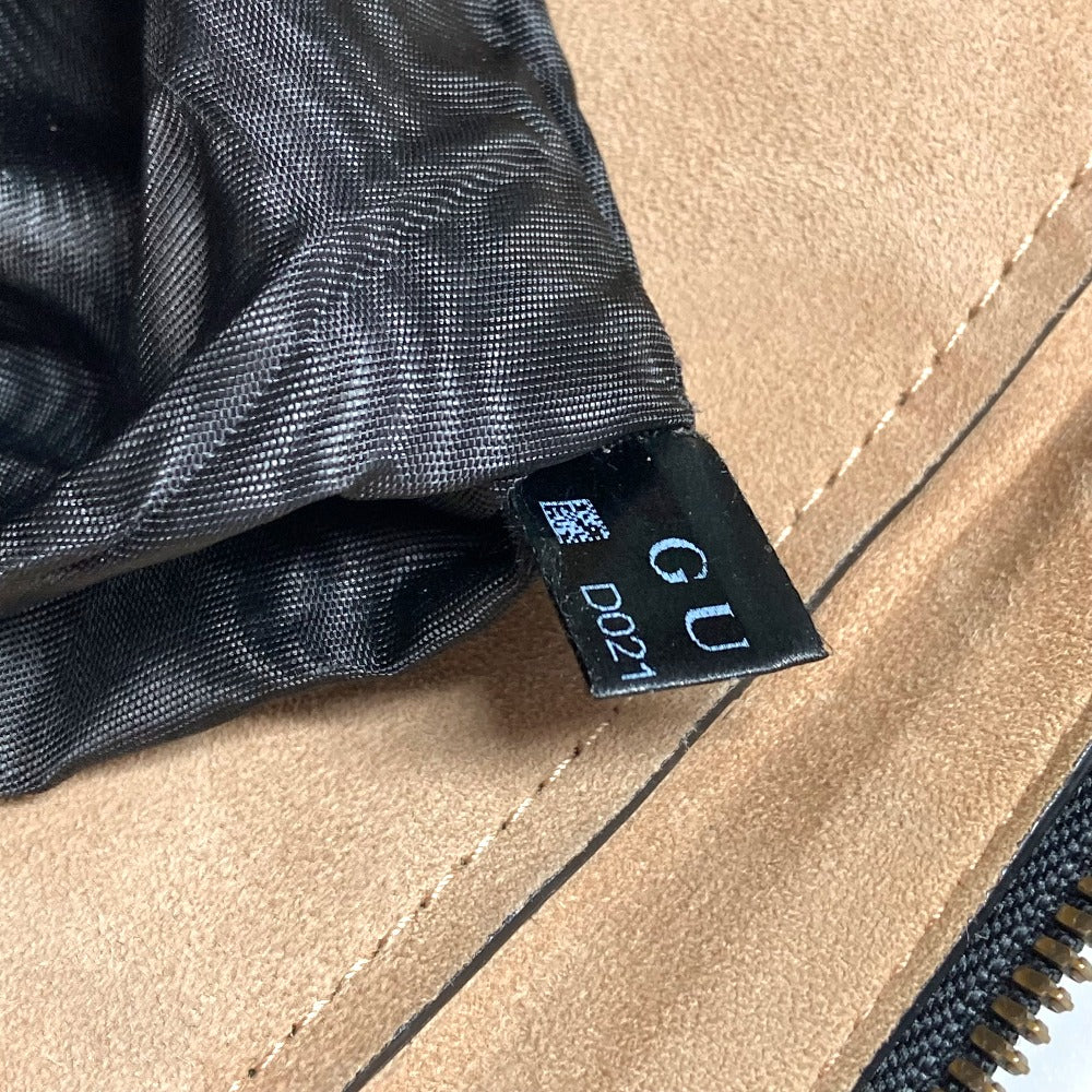GUCCI Boston Duffel bag 450999 leather black Business bag Snake logo snake