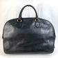 GUCCI Boston Duffel bag 450999 leather black Business bag Snake logo snake