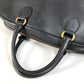 GUCCI Boston Duffel bag 450999 leather black Business bag Snake logo snake
