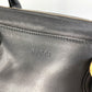 GUCCI Boston Duffel bag 450999 leather black Business bag Snake logo snake