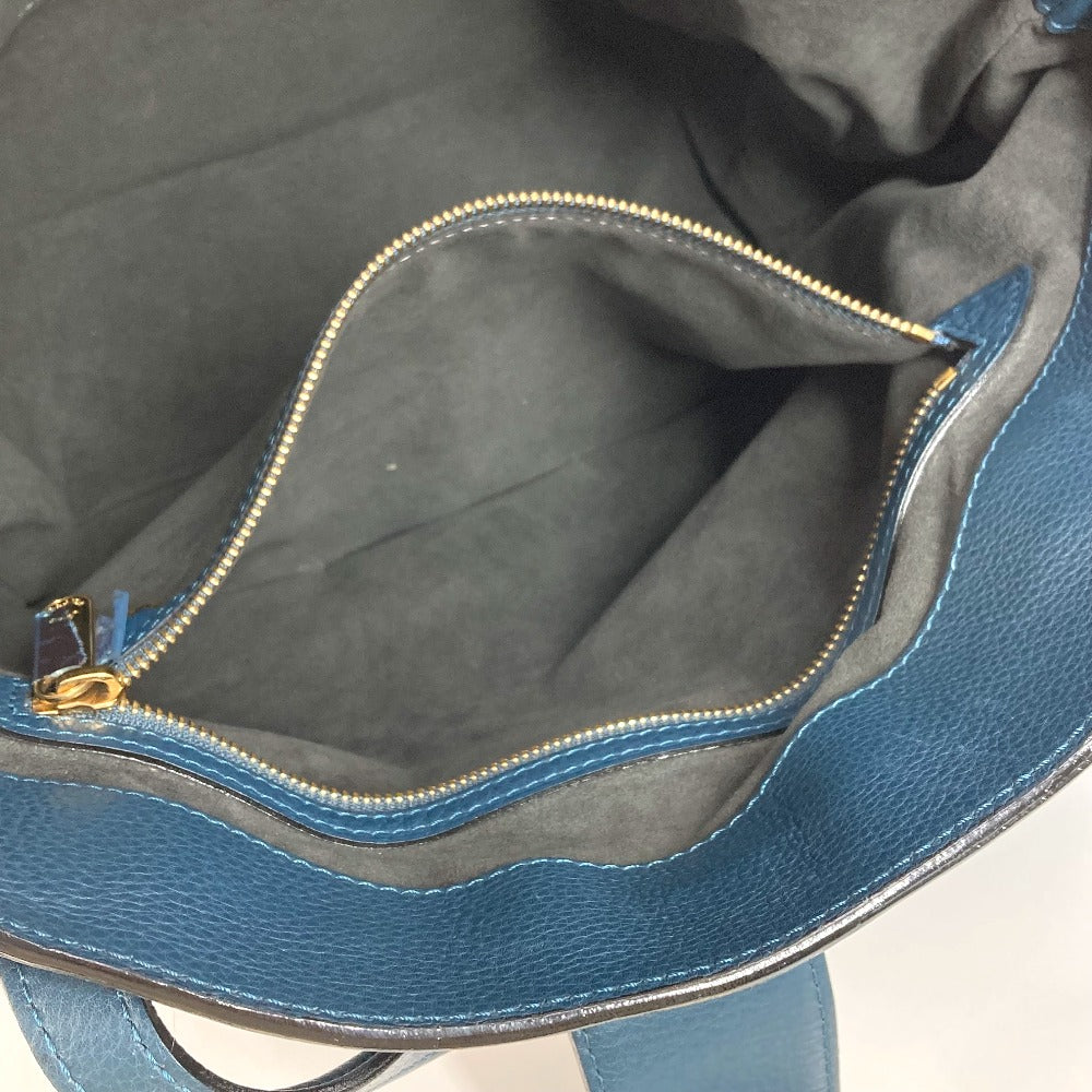 LOUIS VUITTON Handbag M97061 Monogram Ann Platt Leather Blue type Monogram Ann Platt Seals MM