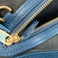 LOUIS VUITTON Handbag M97061 Monogram Ann Platt Leather Blue type Monogram Ann Platt Seals MM