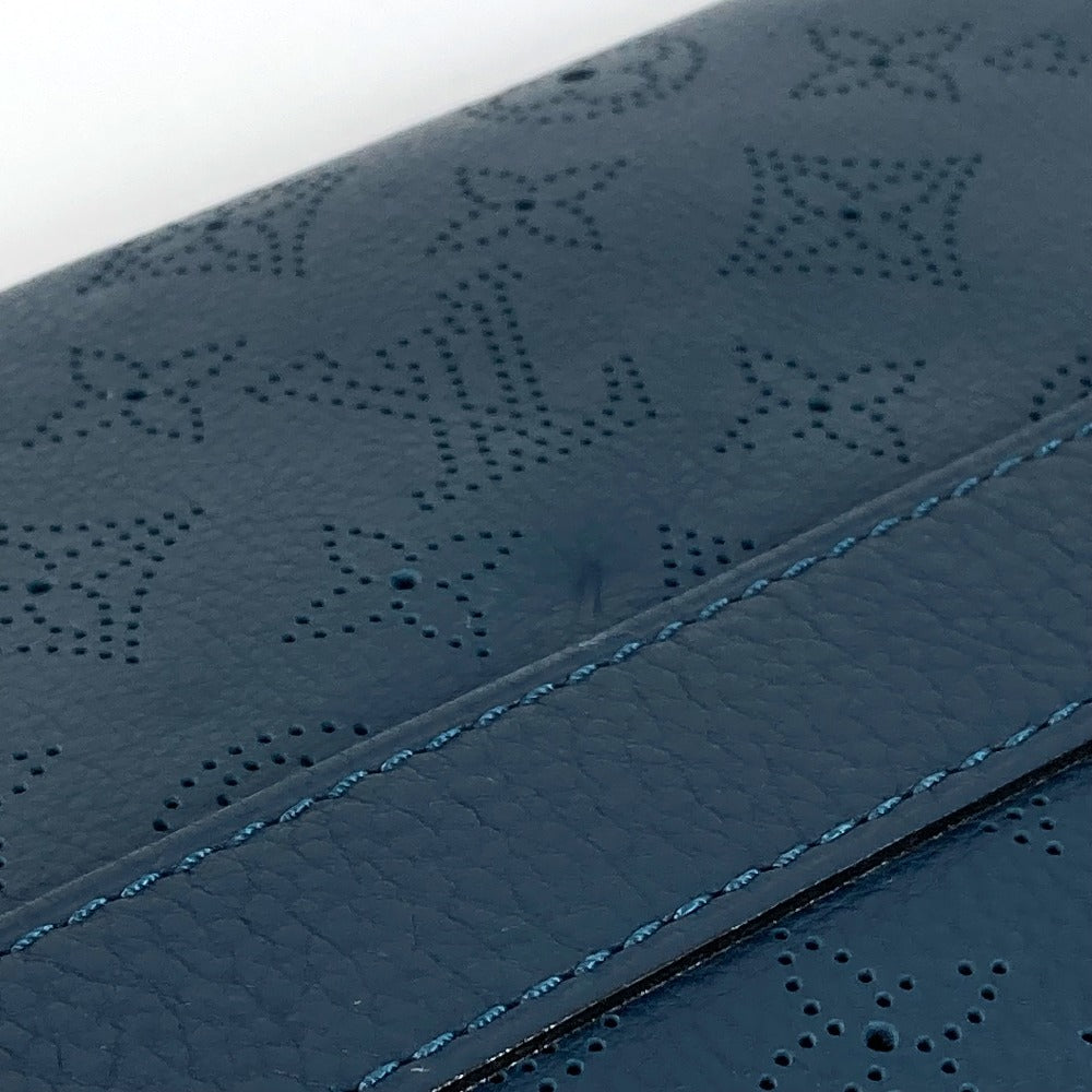 LOUIS VUITTON Handbag M97061 Monogram Ann Platt Leather Blue type Monogram Ann Platt Seals MM