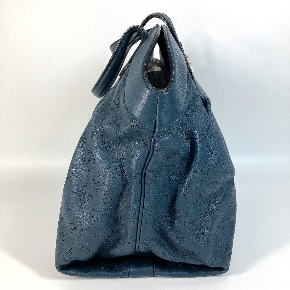 LOUIS VUITTON Handbag M97061 Monogram Ann Platt Leather Blue type Monogram Ann Platt Seals MM